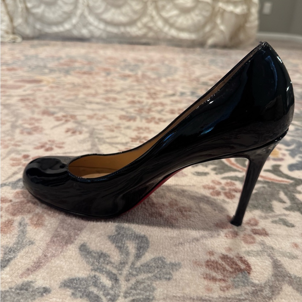 Louboutin Simple Pump 100mm Black Patent - Picture 9 of 11
